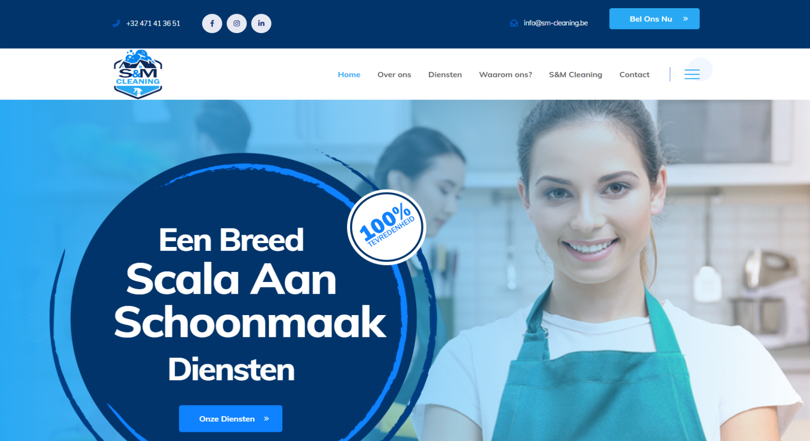 Refinedweb website laten maken, landingspagina klant 2