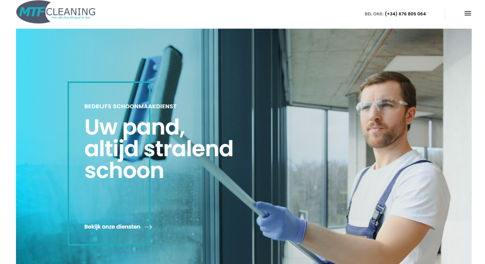 Refinedweb website laten maken, landingspagina klant 4